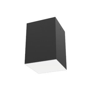 Светодиодный светильник VARTON DL-Box накладной 12 Вт 4000 К 120x120x170 мм RAL9005 черный муар с рассеивателем опал